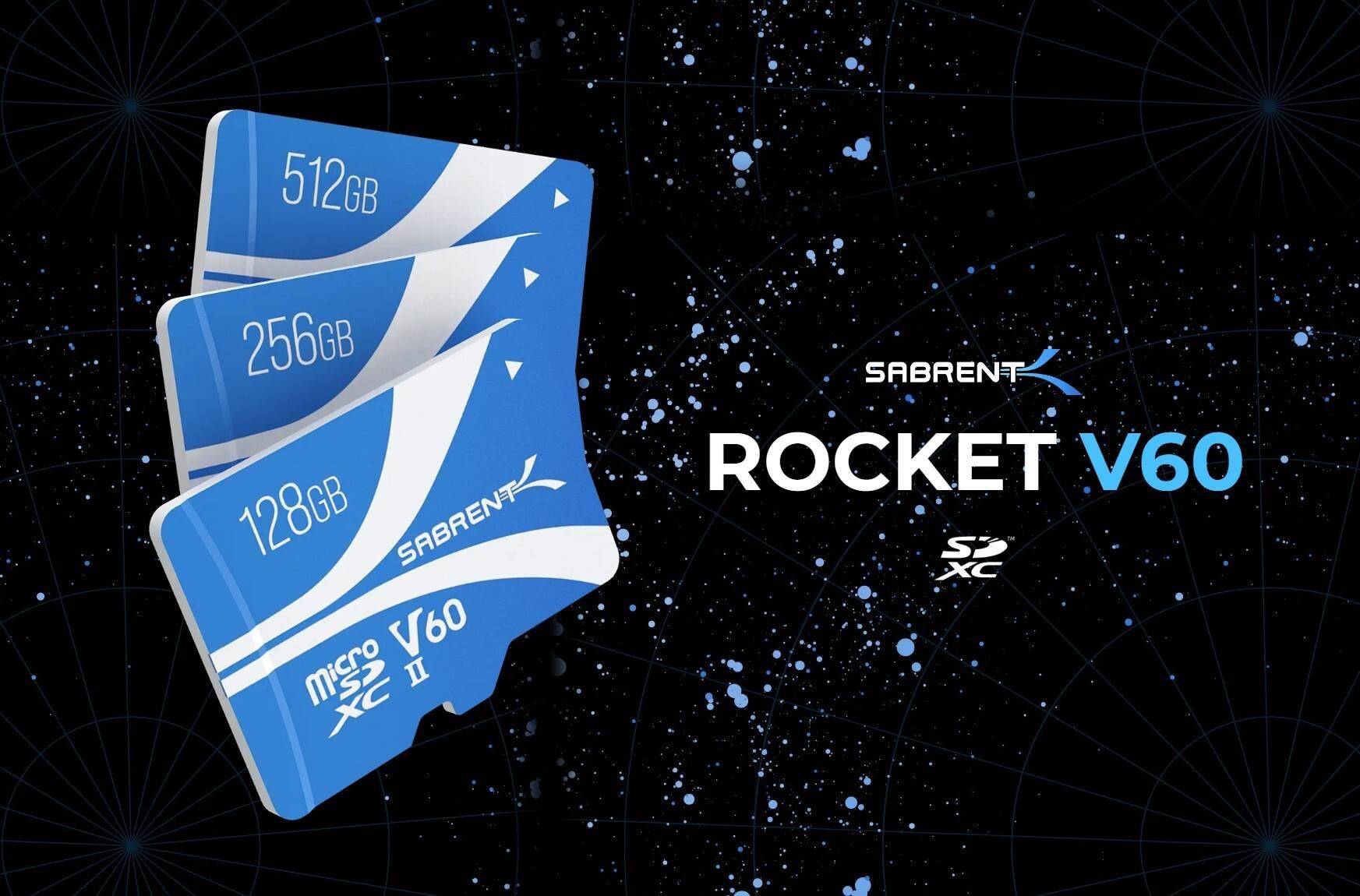 Sabrent 推出 Rocket V60 microSD 存储卡：写入速度高于 60MB/s