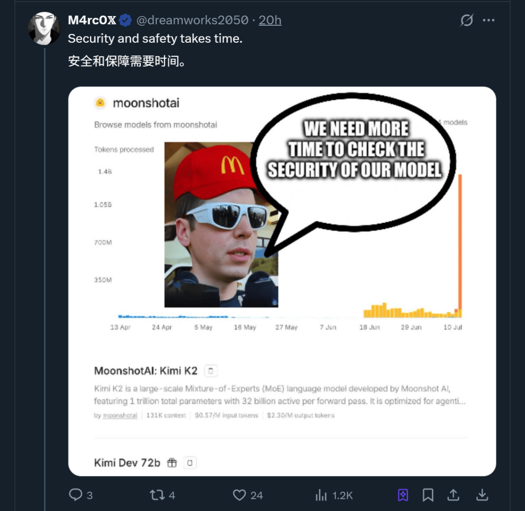 Kimi K2里找到了DeepSeek V3架构