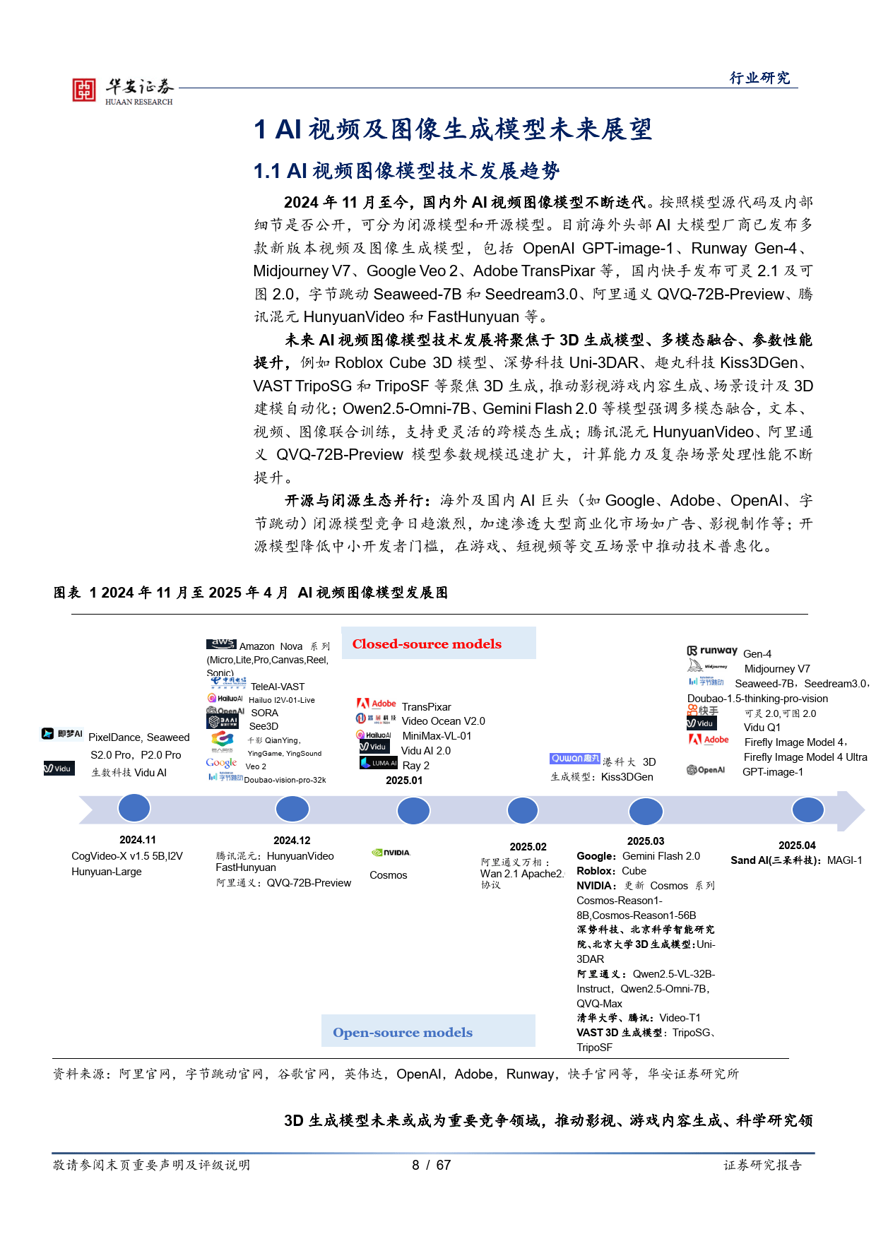 AI系列专题跟踪:视频及图像生成模型-华安证券