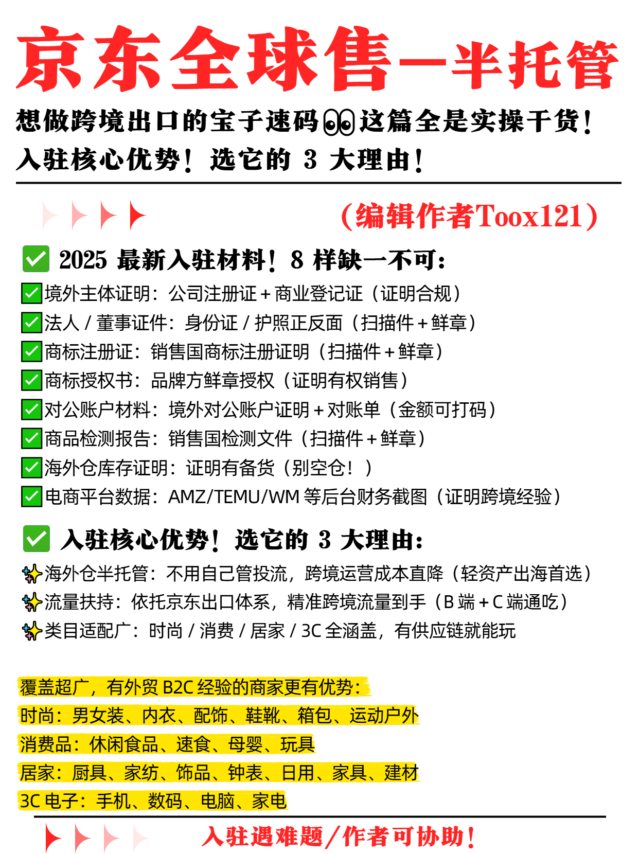 最新京东全球售怎么入驻?海外半托管模式!京东全球售入驻佣金5折!0平台使用费!京东全球售让出海更简单!