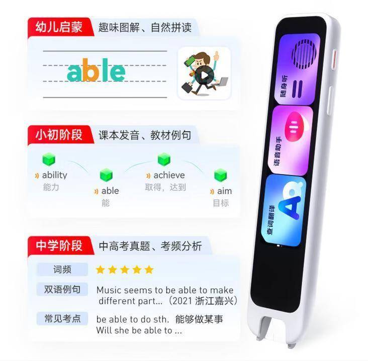 「词典笔天花板」有道A7Pro实测：从小学到考研，一支笔搞定3门主科