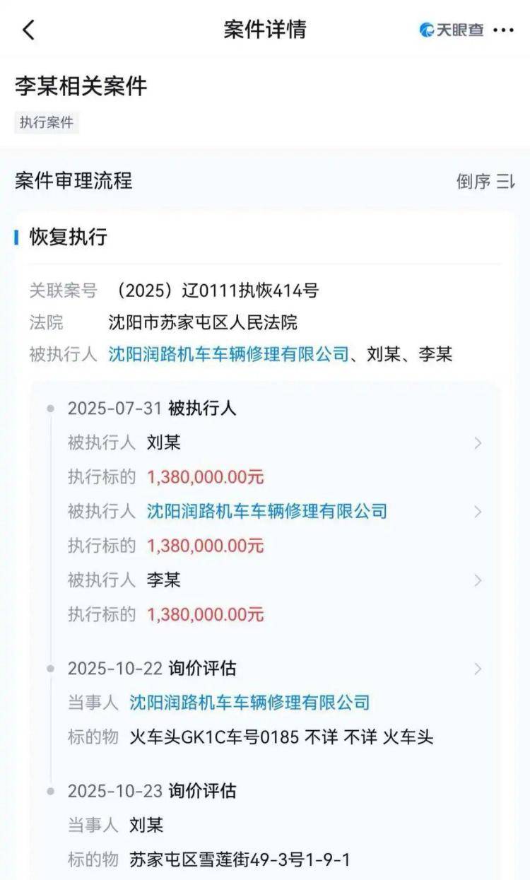 沈阳一火车头20万元起拍，两千多人围观暂无人报名