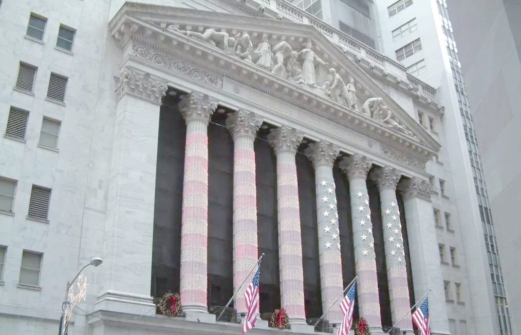 纽约证券交易(纽约证券交易所大楼) 纽约证券交易(纽约证券交易所大楼)